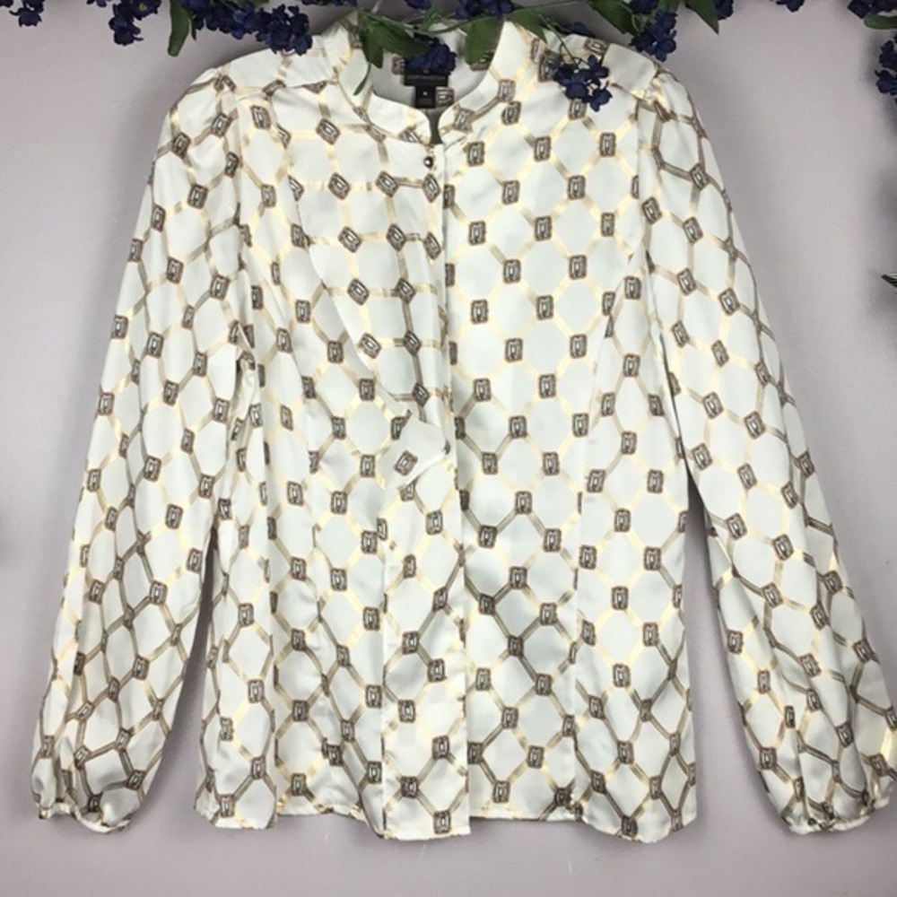 NWT WORTHINGTON Blouse Top Shirt Medium